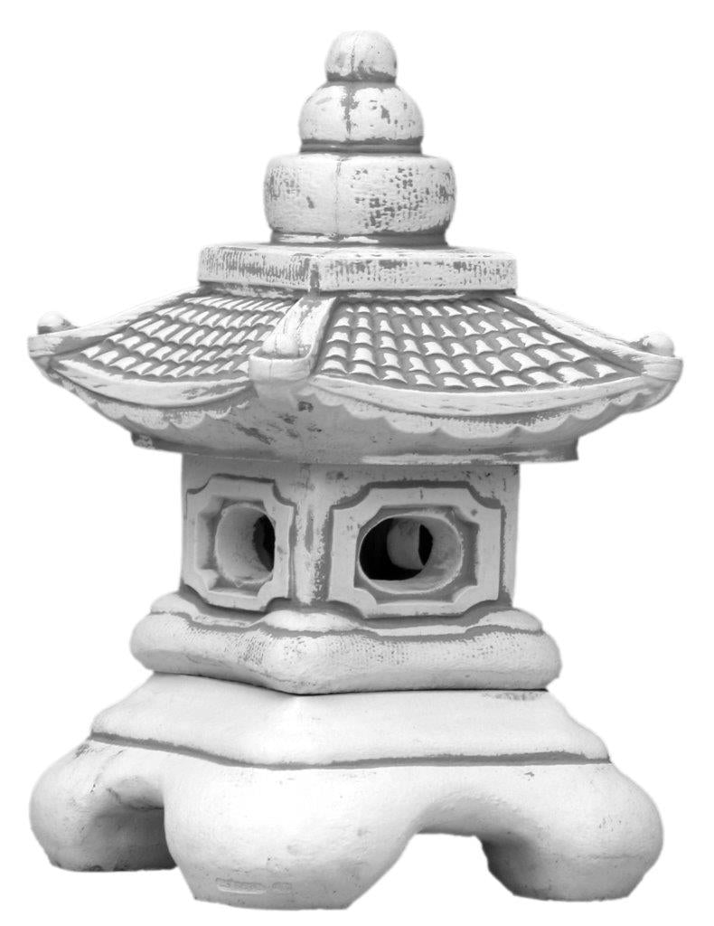 Lanterna Harmonia Tōrō - Pagode Estilo Oriental, 63cm de Altura