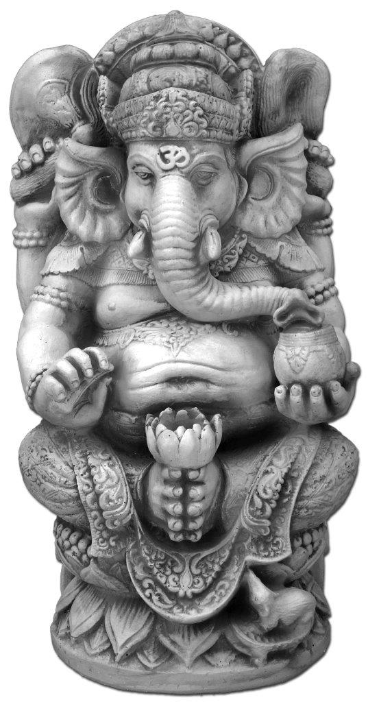 Presença Divina: Estátua de Ganesha, Removedor de Obstáculos