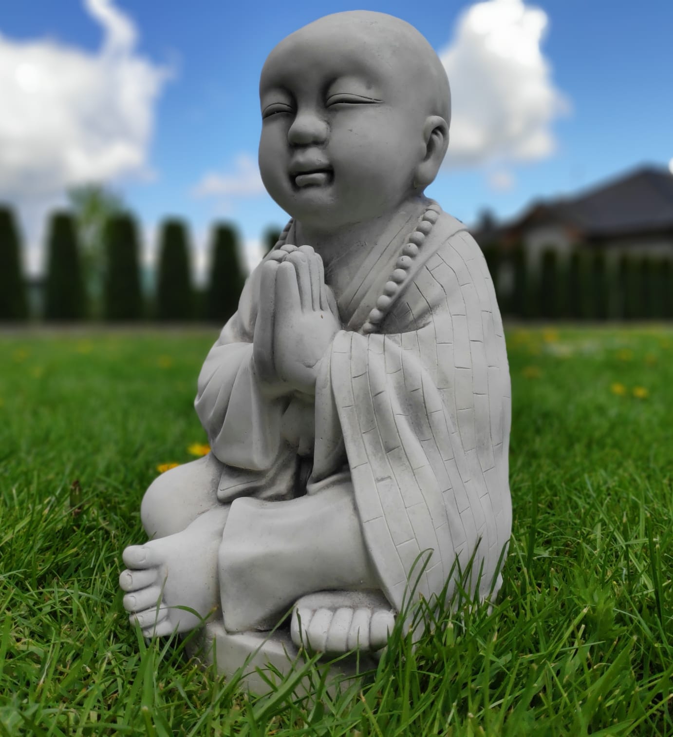 Escultura de Buda Tian Tam Meditando 42 cm