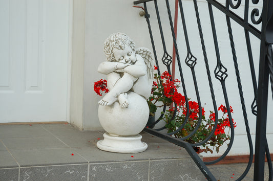 Cherub Serenity Statue: A Celestial Touch to Your Space