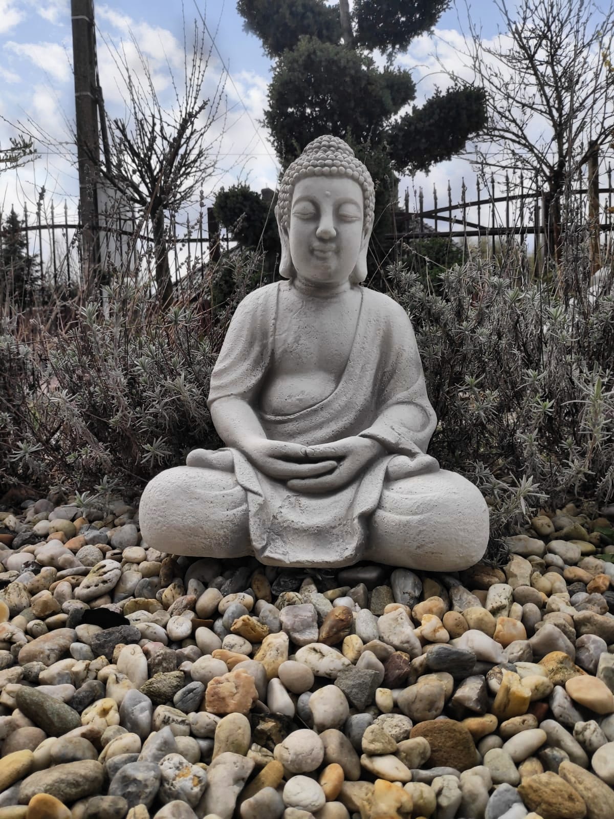 Escultura de Buda meditando 42 cm
