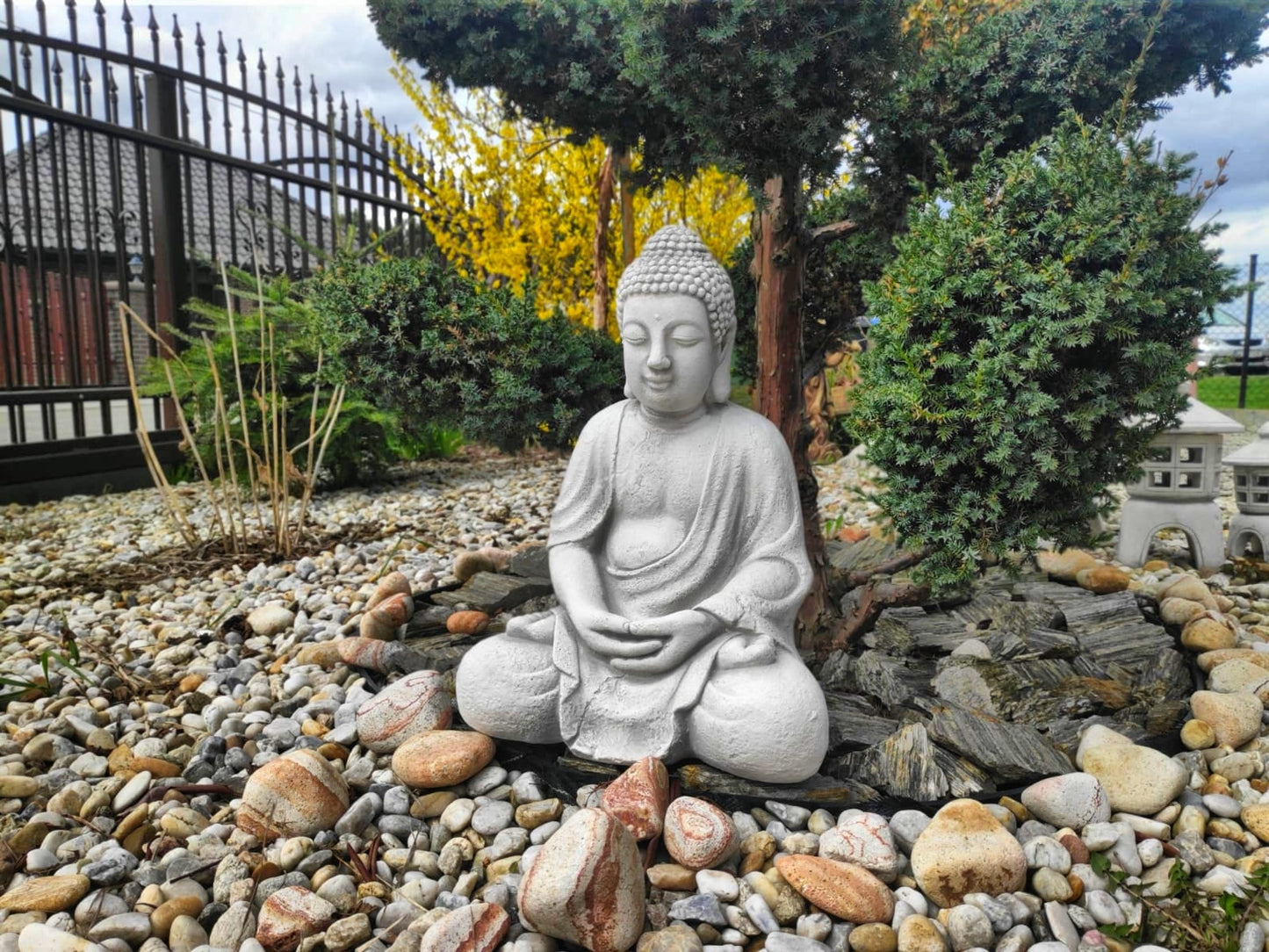 Escultura de Buda meditando 42 cm