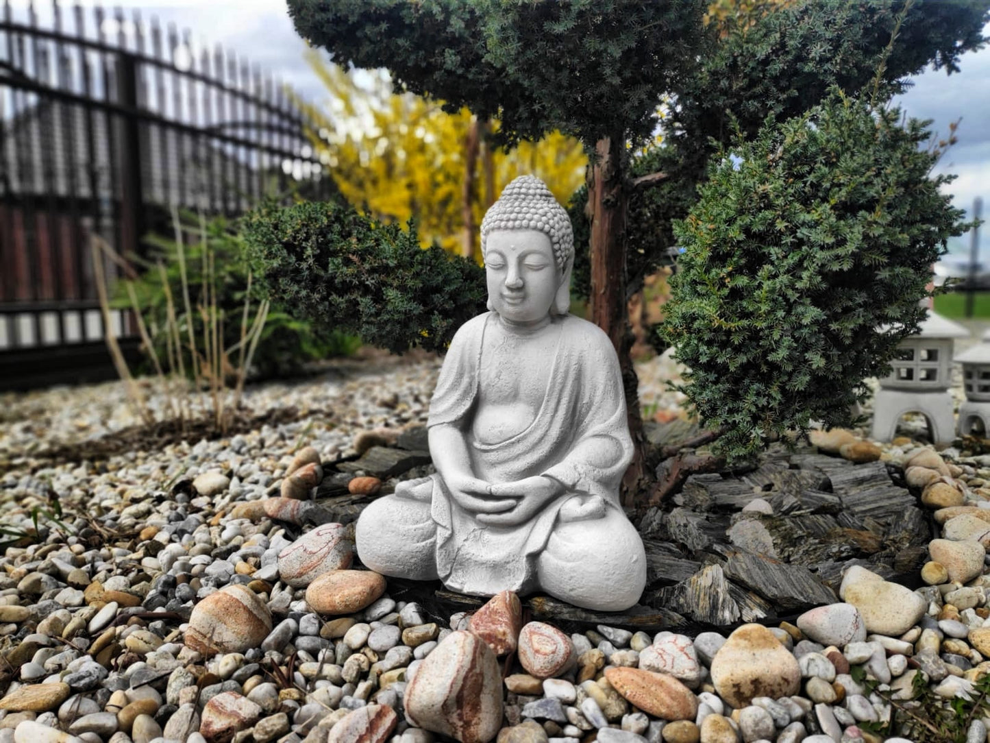 Escultura de Buda meditando 42 cm