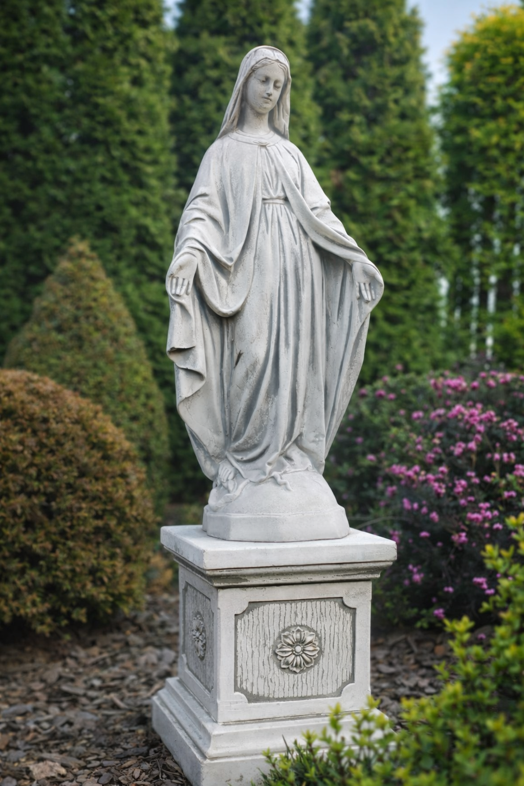 Estatua de la Virgen María - 63cm