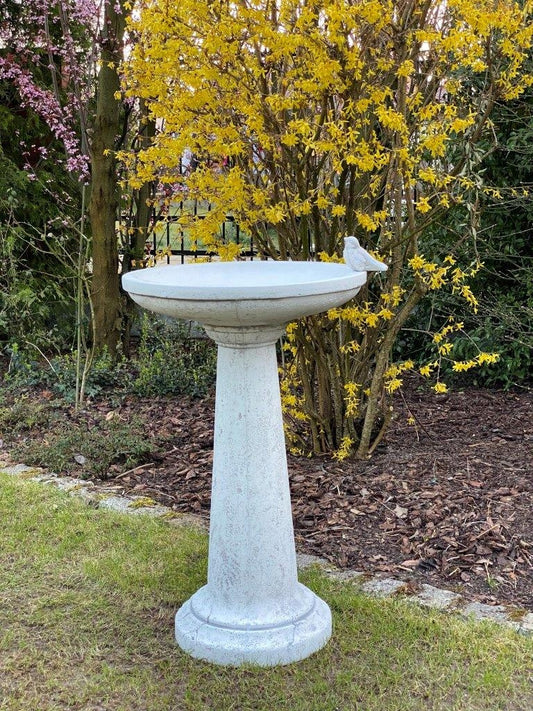 Premium Architectural Concrete Birdbath - 76cm Height