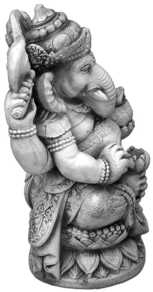 Presença Divina: Estátua de Ganesha, Removedor de Obstáculos