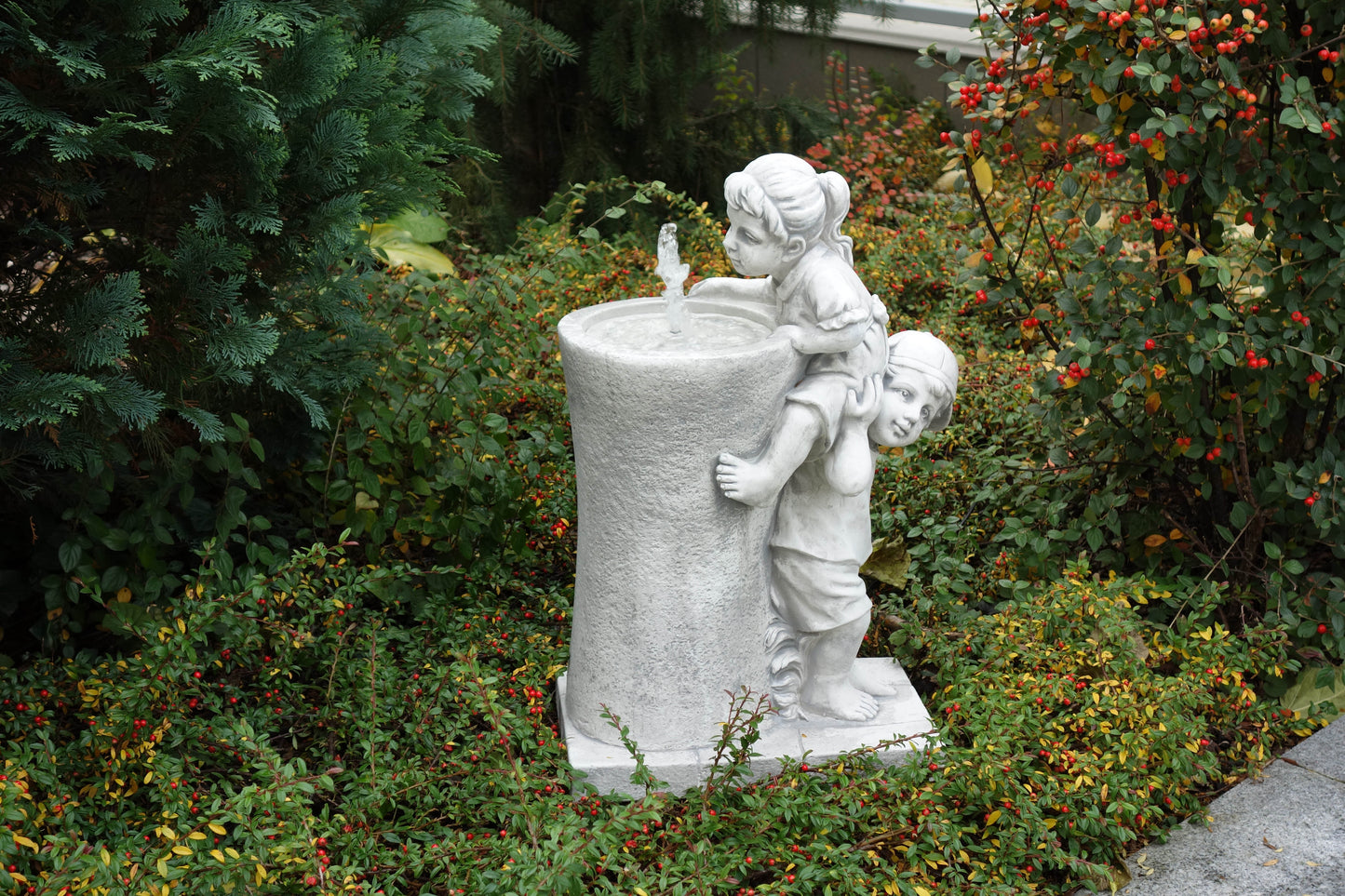 Fonte de jardim elegante