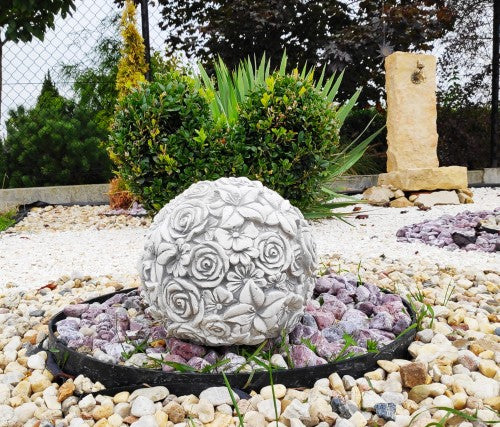 Esfera de flores de jardim