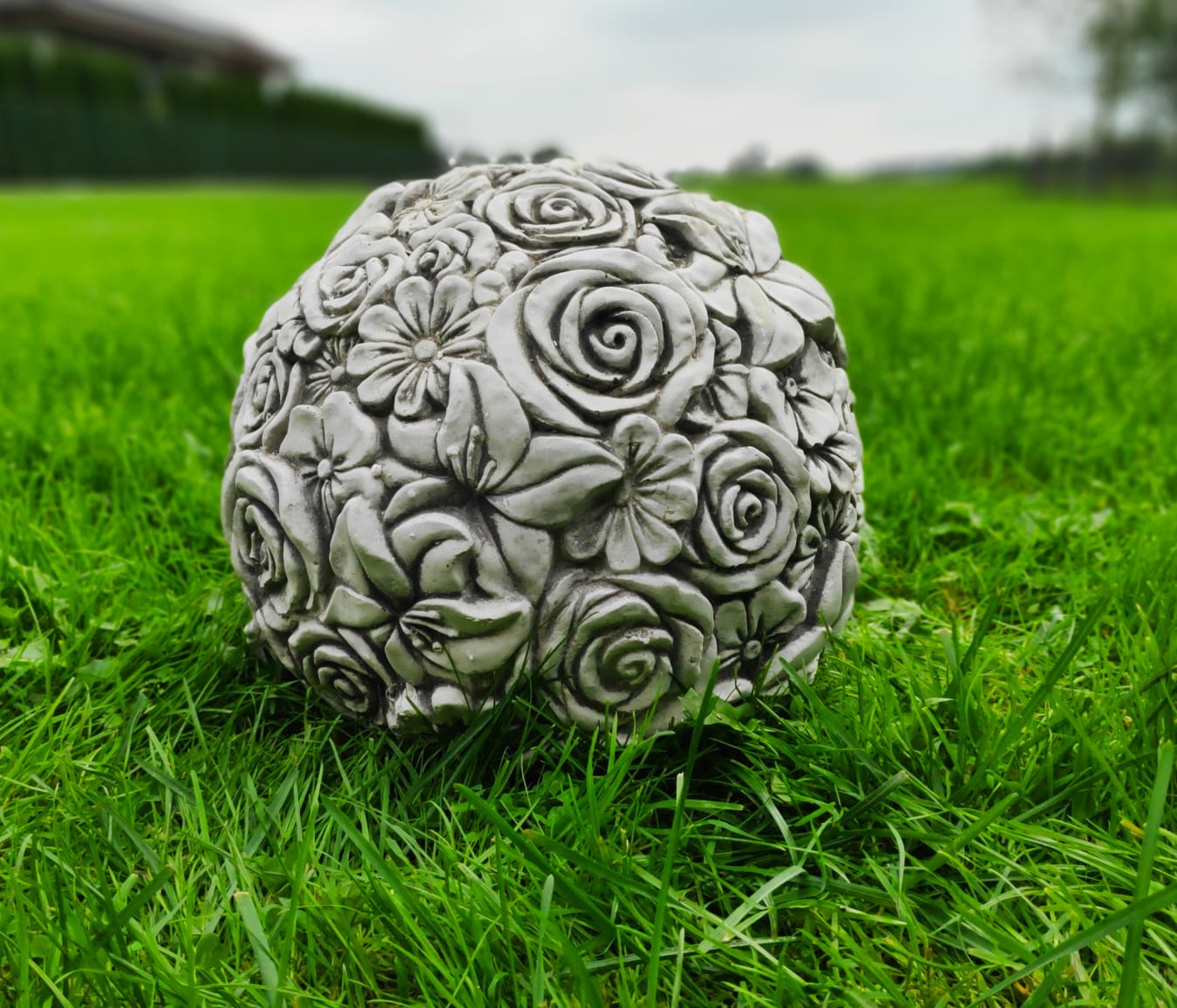 Esfera de flores de jardim