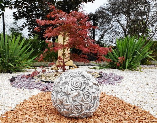 Esfera de flores de jardim