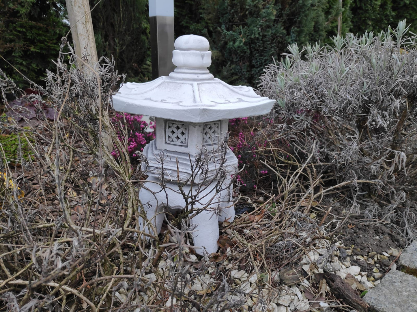 Ornamento de jardim, Pagode/Lanterna - decoração em pedra estilo japonês "Kiyomizu-dera 清水寺"
