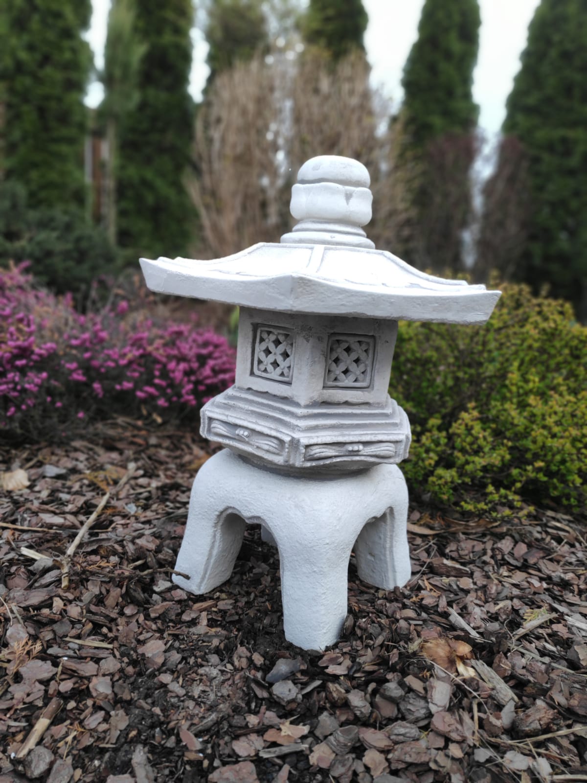Ornamento de jardim, Pagode/Lanterna - decoração em pedra estilo japonês "Kiyomizu-dera 清水寺"