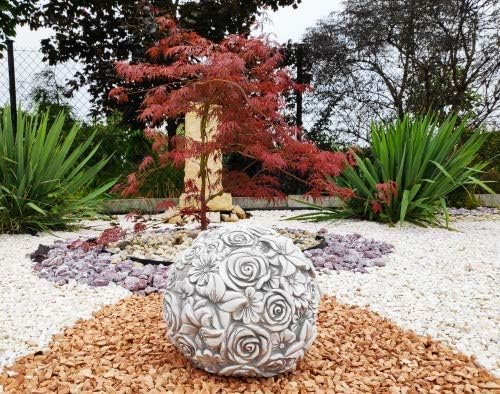 Esfera de flores de jardim