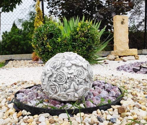 Esfera de flores de jardim