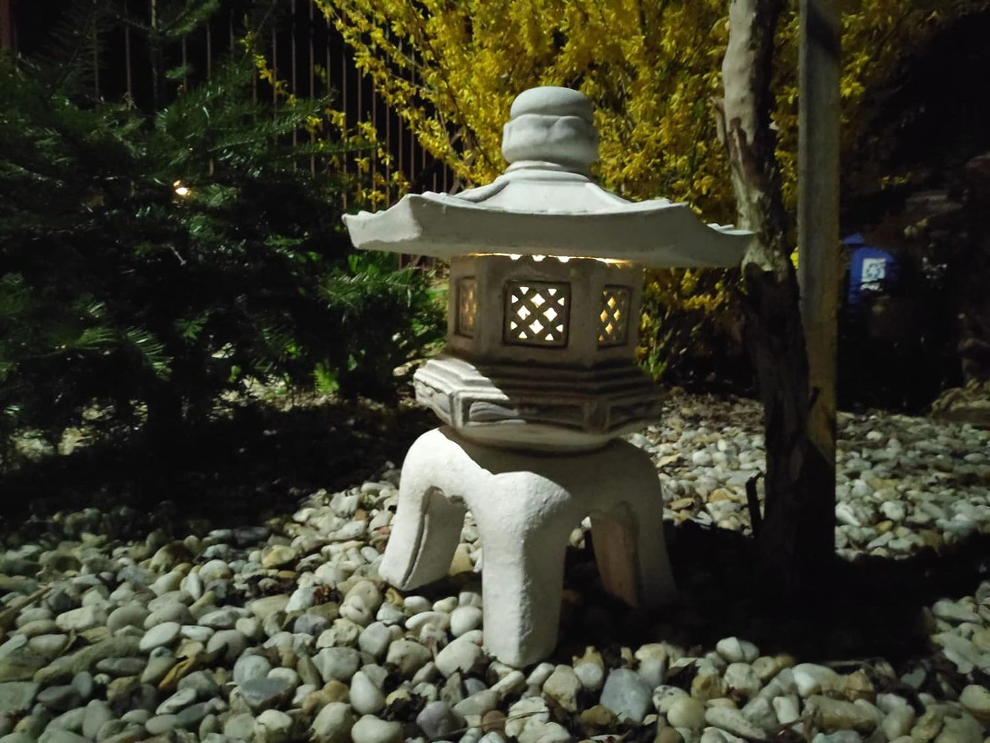 Ornamento de jardim, Pagode/Lanterna - decoração em pedra estilo japonês "Kiyomizu-dera 清水寺"