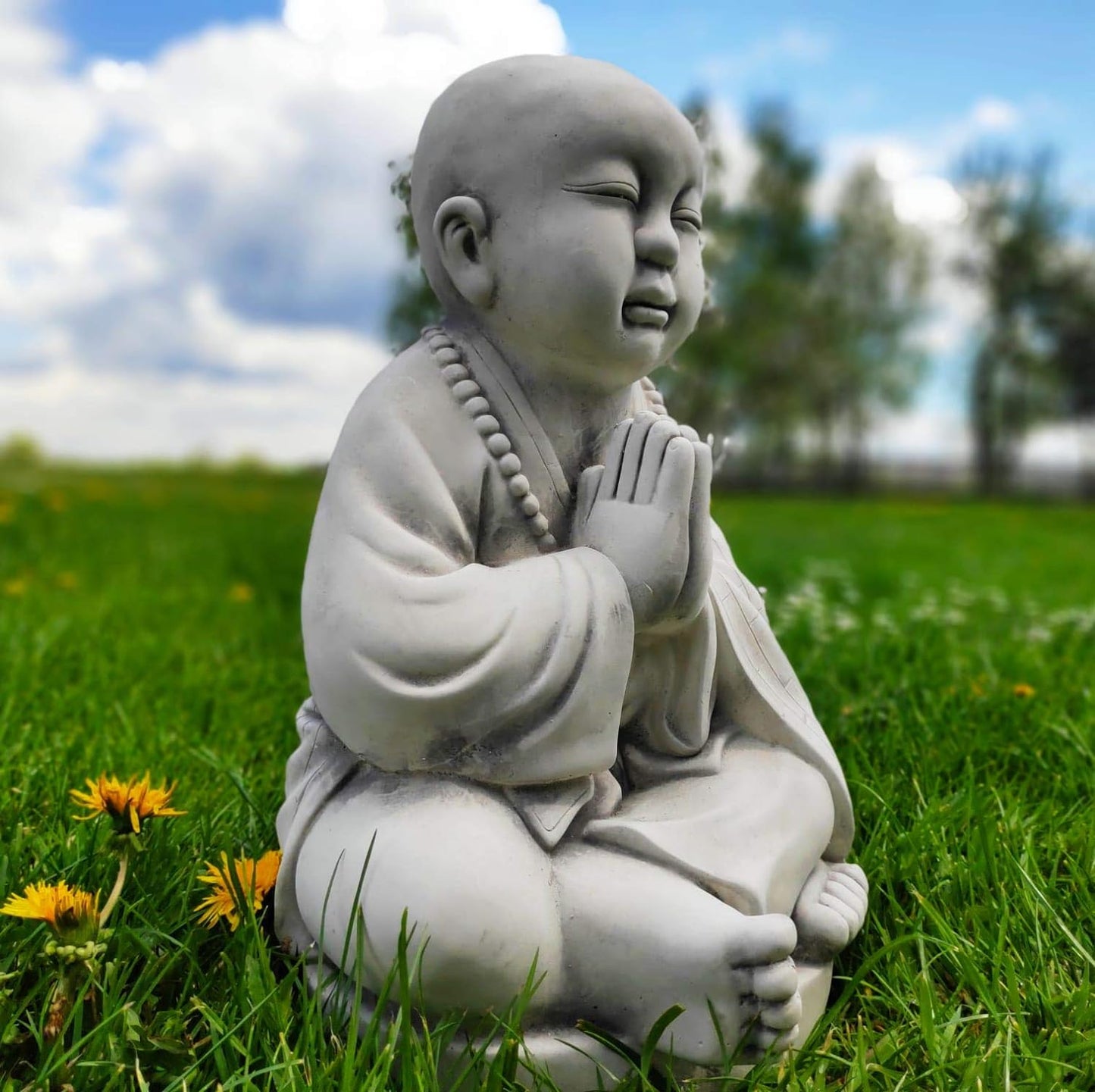 Escultura de Buda Tian Tam Meditando 42 cm