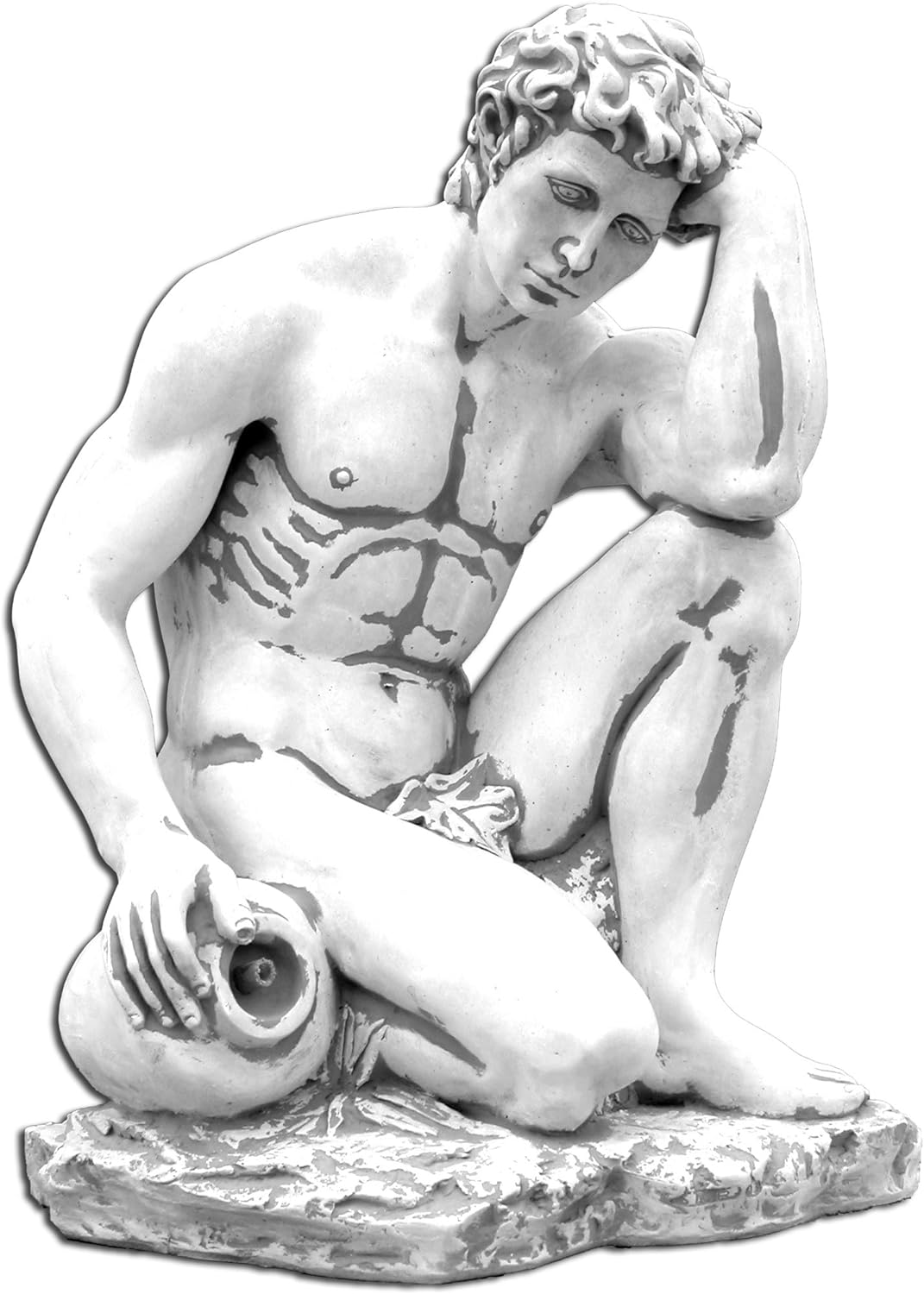 Golpeando Adam com Jarro de Fonte de Água