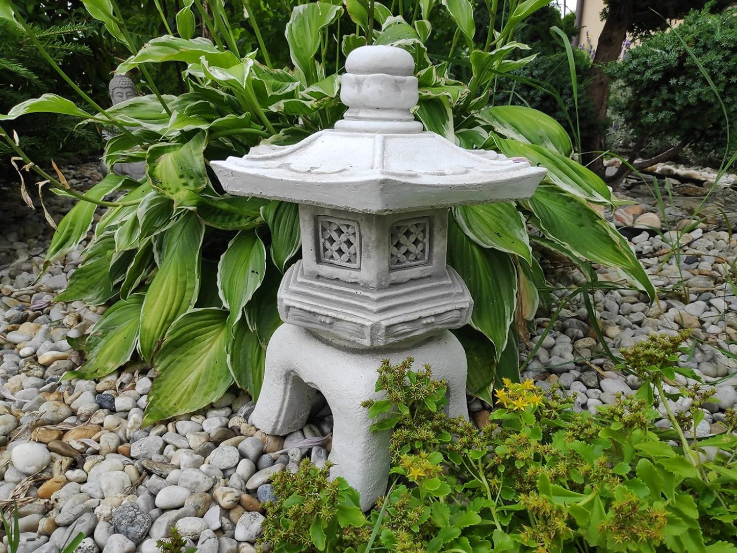 Ornamento de jardim, Pagode/Lanterna - decoração em pedra estilo japonês "Kiyomizu-dera 清水寺"