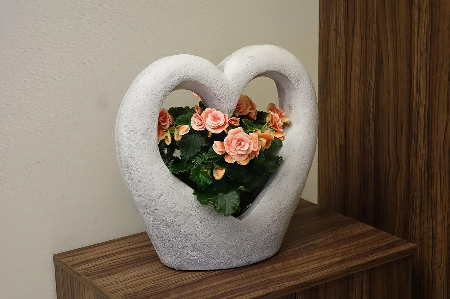 Floreira de concreto Harmonia sincera - 11 x 43 x 41 cm, 19kg
