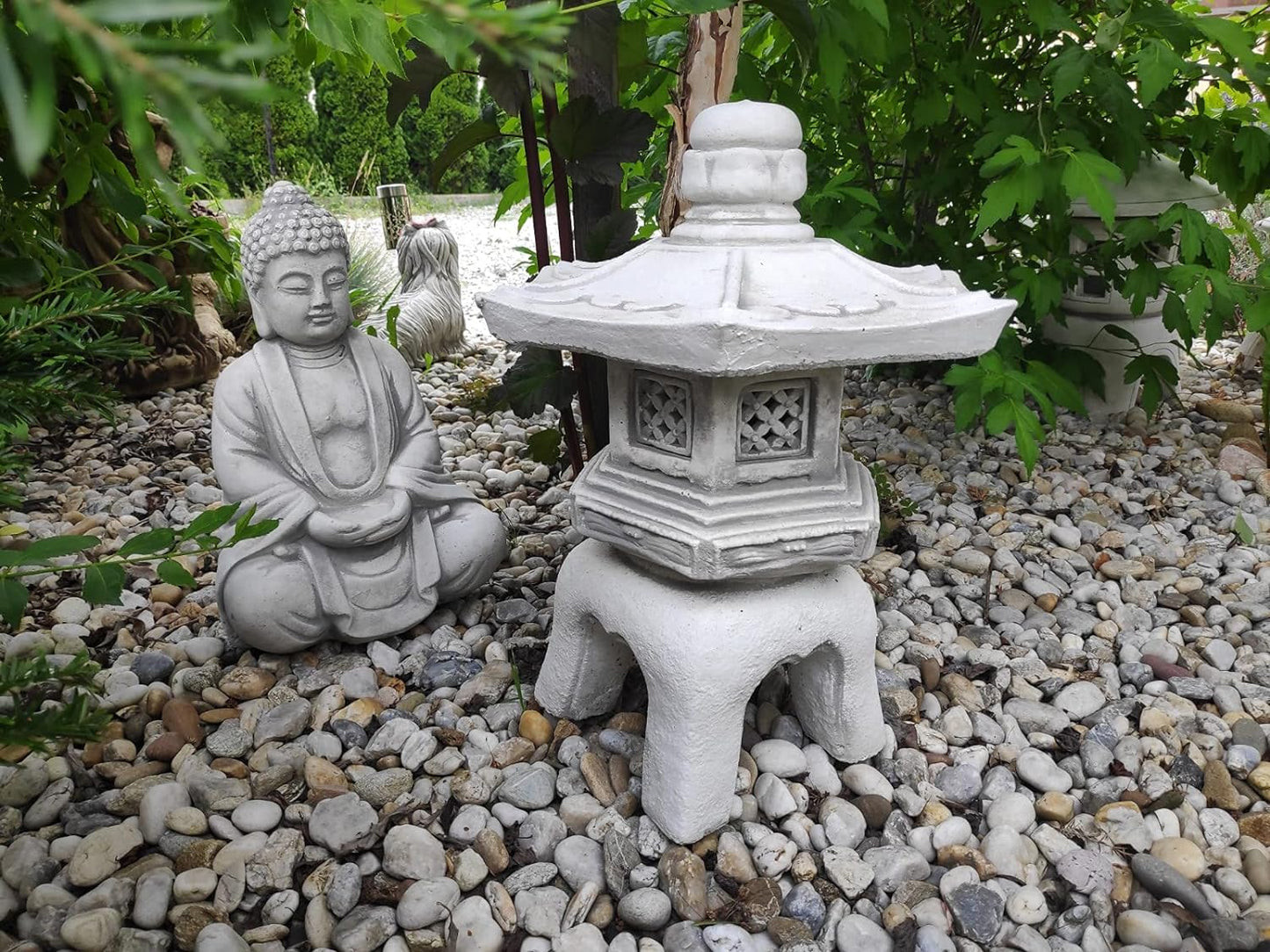 Ornamento de jardim, Pagode/Lanterna - decoração em pedra estilo japonês "Kiyomizu-dera 清水寺"