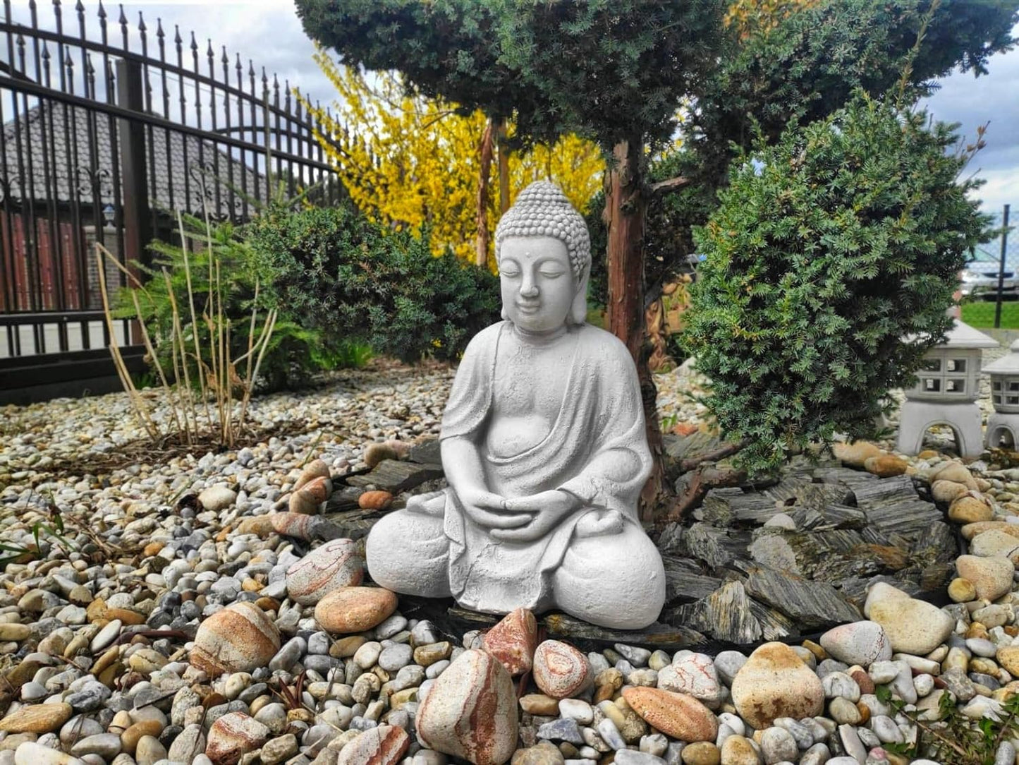 Escultura de Buda meditando 42 cm