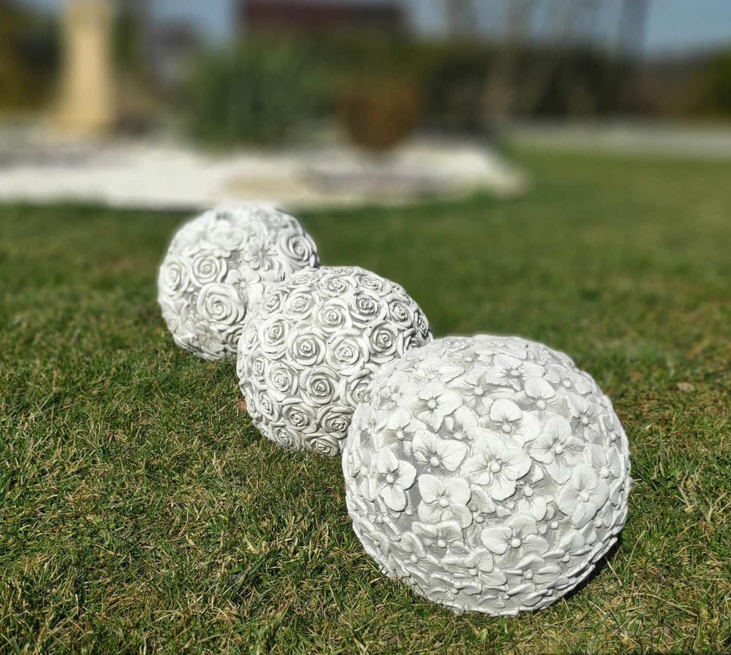 Esfera de flores de jardim
