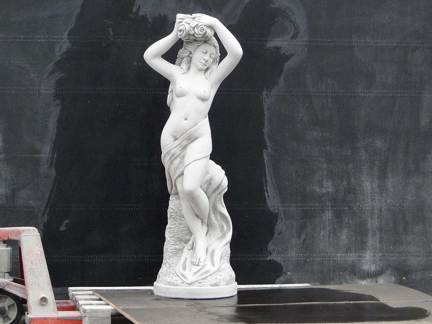 A estátua "Elegância Floral"