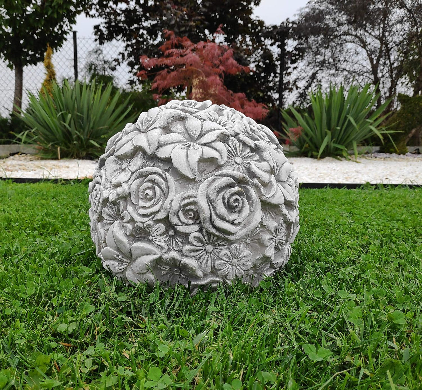 Esfera de flores de jardim
