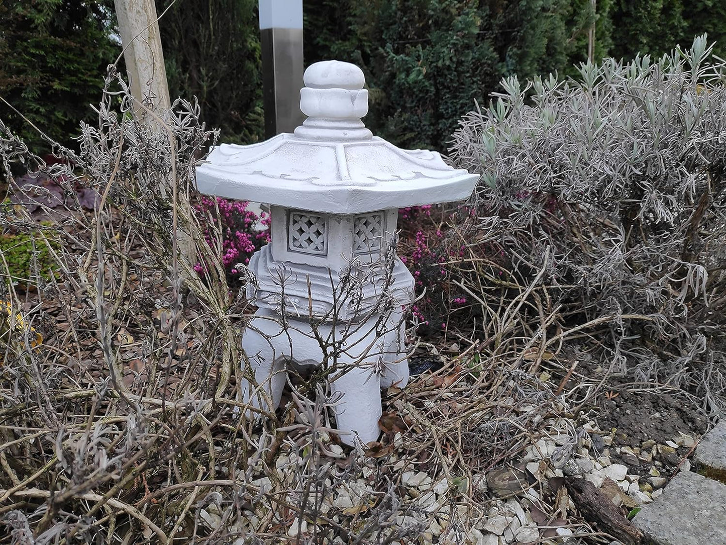 Ornamento de jardim, Pagode/Lanterna - decoração em pedra estilo japonês "Kiyomizu-dera 清水寺"